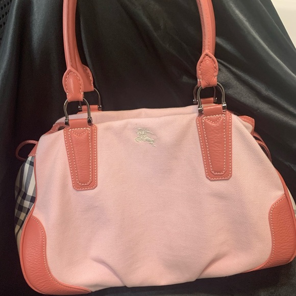 Authentic Pink Burberry Bag - Picture 1 of 10